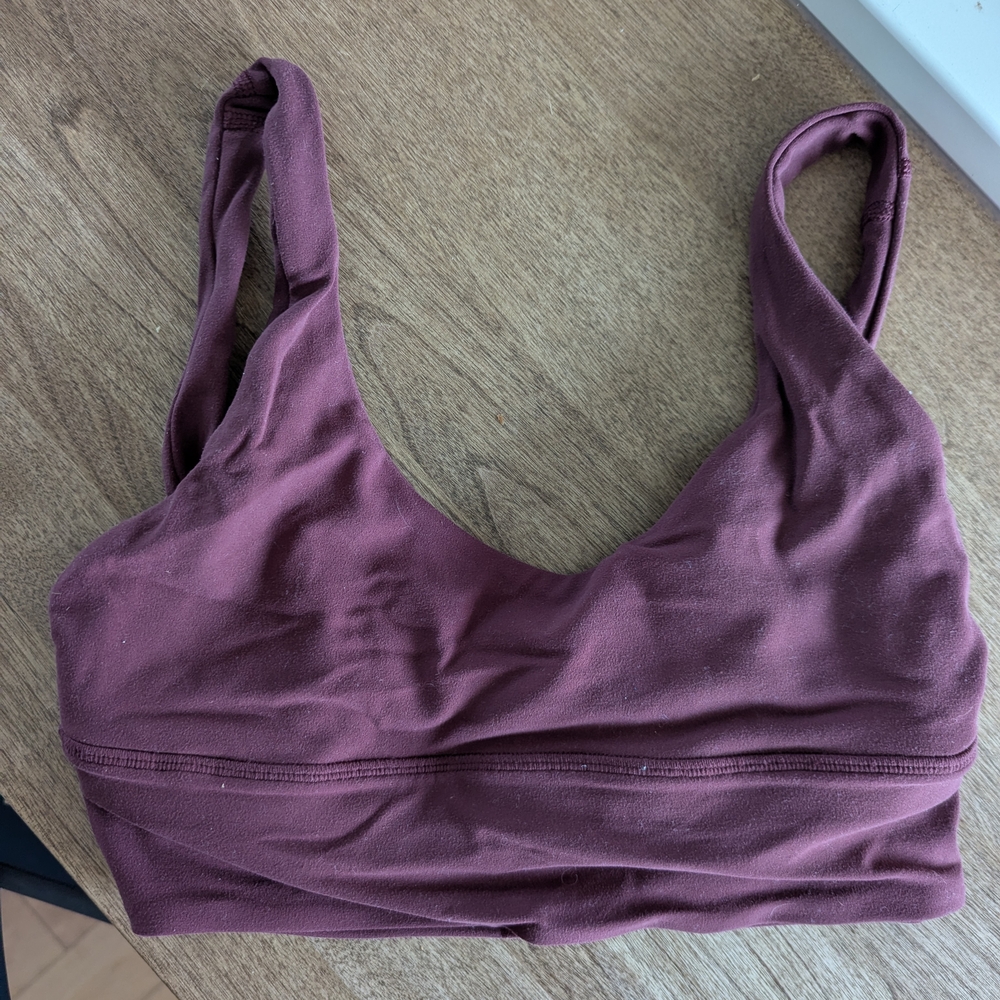 Lululemon Athletica Plum Sports Bra